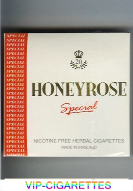 Honeyrose Special cigarettes wide flat hard box