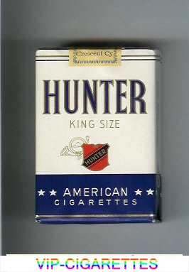 Hunter King Size American Cigarettes soft box