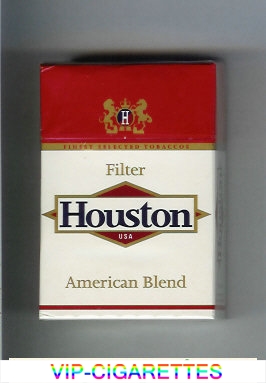 Houston Filter USA American Blend cigarettes hard box