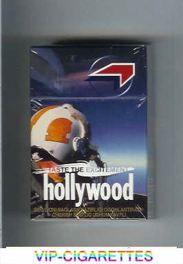 Hollywood Taste The Excitement cigarettes hard box