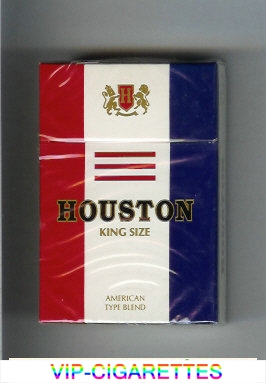 Houston King Size American Type Blend cigarettes hard box