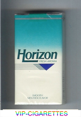 Horizon Fresh Aroma Smooth Menthol Flavor 100s cigarettes soft box