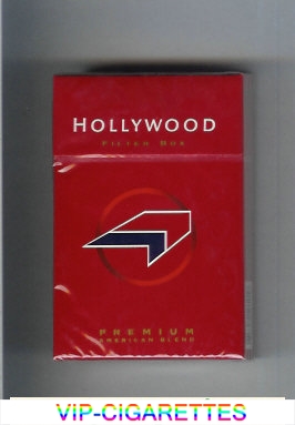 Hollywood Filter Box Premium American Blend cigarettes hard box