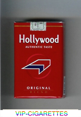 Hollywood Authentic Taste Original Blend cigarettes soft box