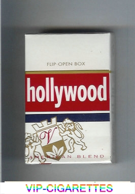 Hollywood American Blend cigarettes hard box