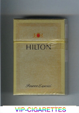 Hilton Reserva Especial cigarettes hard box