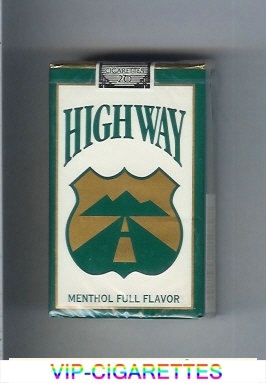 Highway Menthol Full Flavor cigarettes soft box