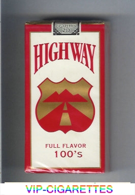 Highway Full Flavor 100s cigarettes soft box