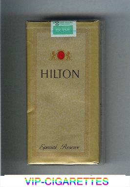 Hilton Special Reserve 100s cigarettes soft box