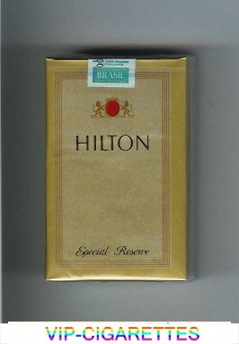Hilton Special Reserve cigarettes soft box