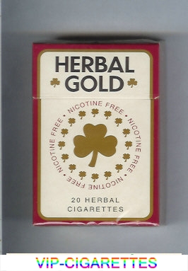 Herbal Gold cigarettes hard box