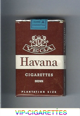 Havana Vega cigarettes Brown soft box