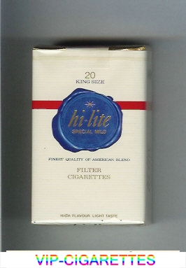 Hi-Lite Special Mild cigarettes soft box