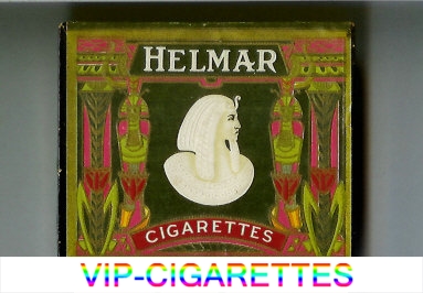 Helmar cigarettes wide flat hard box