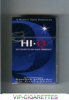 Hi-Q cigarettes hard box