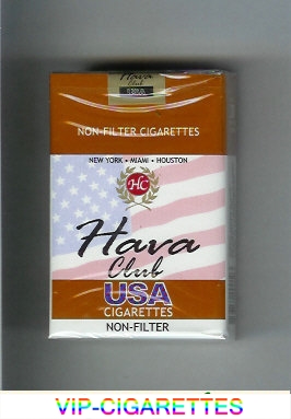 Hava Club USA cigarettes Non-Filter soft box