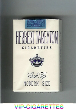 Herbert Tareyton cigarettes Cork Tip Modern Size soft box