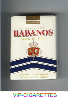 Habanos Largos Con Filtro cigarettes soft box