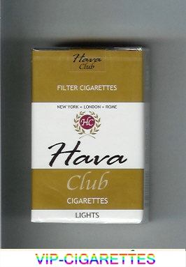 Hava Club cigarettes Lights soft box