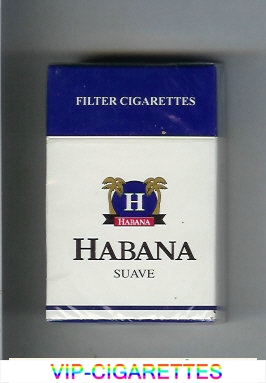 Habana Suave Filter cigarettes hard box