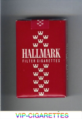 Hallmark Filter cigarettes red soft box