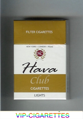 Hava Club cigarettes Lights hard box