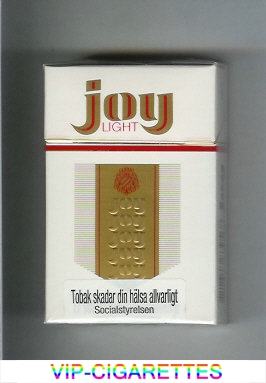 Joy Light cigarettes hard box