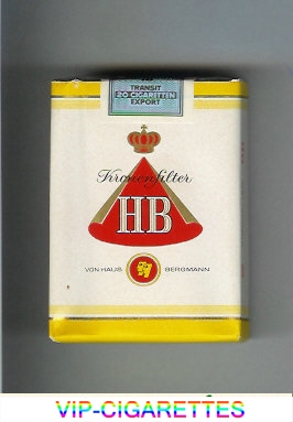 HB Kronen Filter cigarettes soft box