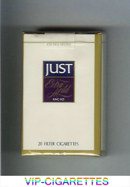 Just Extra Mild cigarettes soft box