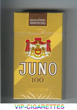 Juno 100 brown cigarettes hard box