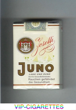 Juno Joseffi Land und Rund white cigarettes soft box