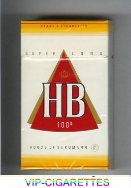 HB 100s House of Bergmann cigarettes hard box