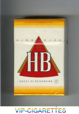 HB House of Bergmann cigarettes hard box