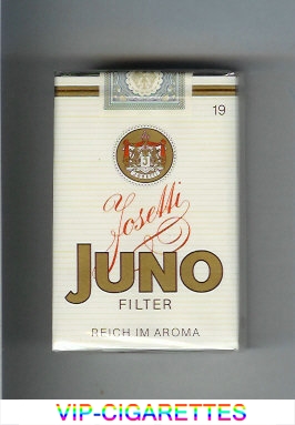 Juno Joseffi Filter Reich Im Aroma white cigarettes soft box