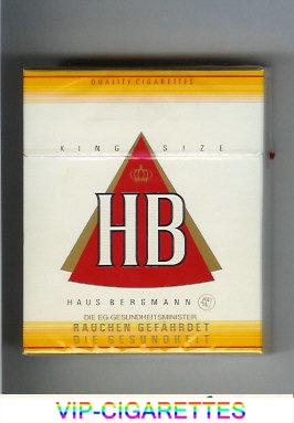HB Haus Bergmann 25s cigarettes hard box
