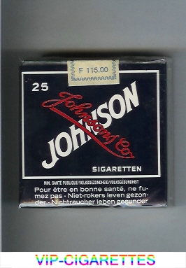 Johnson 25s cigarettes soft box