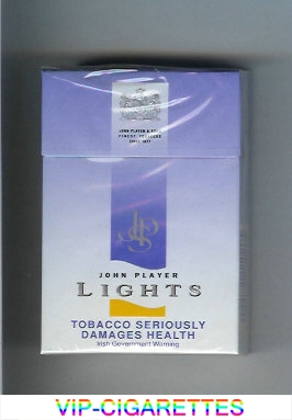 John Player Special Lights blue cigarettes hard box