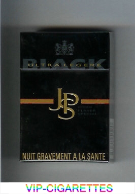 John Player Special Ultra Legere black cigarettes hard box