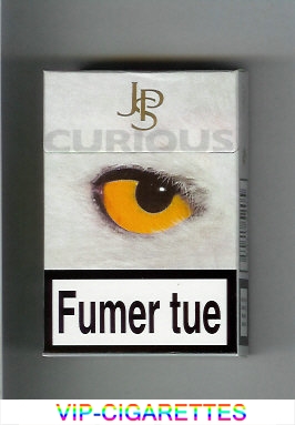 John Player Special Curious light grey cigarettes hard box