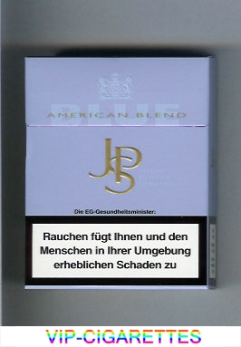 John Player Special Blue American Blend light blue 24s cigarettes hard box