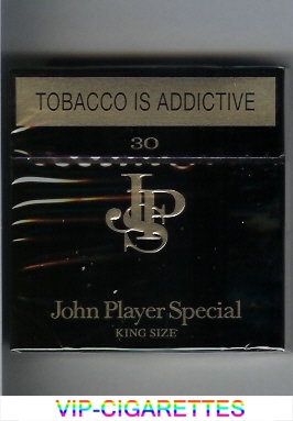 John Player Special King Size black 30 cigarettes hard box