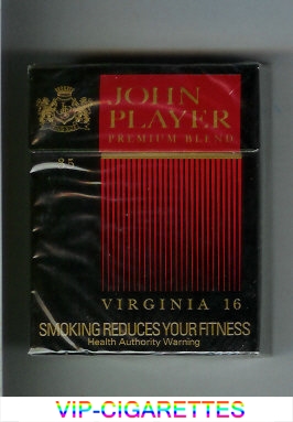 John Player Premium Blend Virginia 16 35s cigarettes hard box