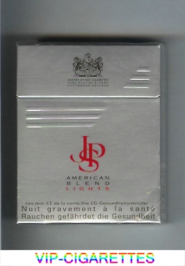 John Player Special American Blend Lights grey red 25s cigarettes hard box