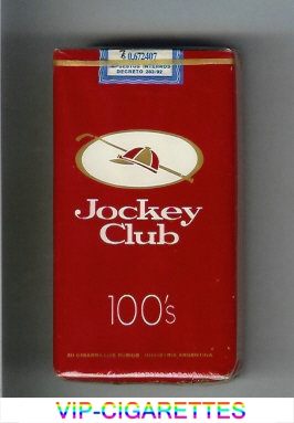 Jockey Club 100s red and white cigarettes soft box
