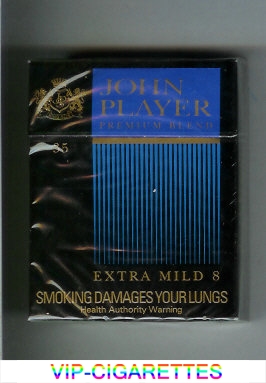 John Player Premium Blend Extra Mild 8 35s cigarettes hard box