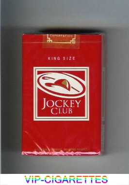 Jockey Club King Size red and white cigarettes soft box