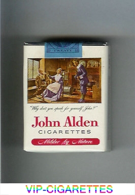 John Alden cigarettes soft box