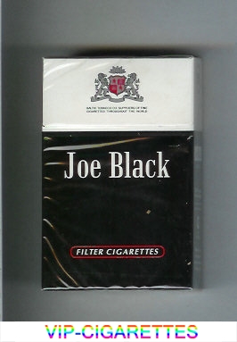 Joe Black cigarettes hard box