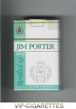 Jim Porter Menthol Lights King Size cigarettes soft box