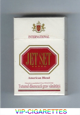 Jet Set International American Blend cigarettes hard box